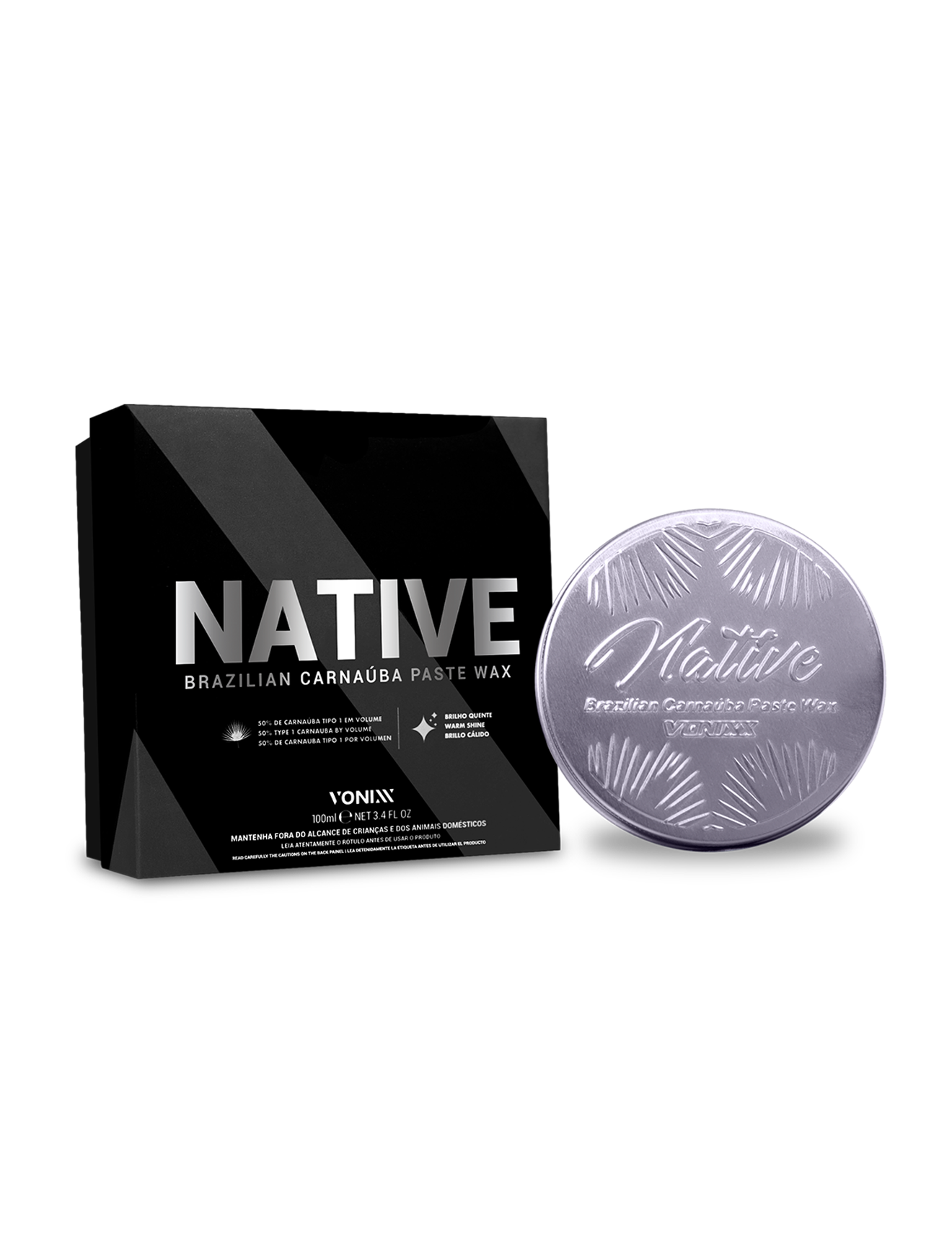 NATIVE Premium Paste Wax (For Dark Cars)